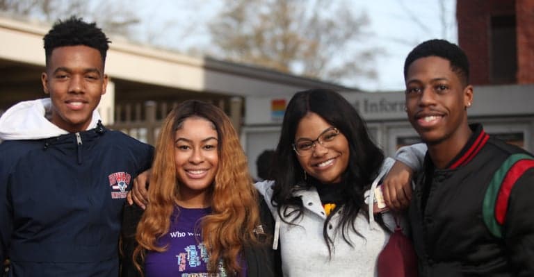Impact chapter students together